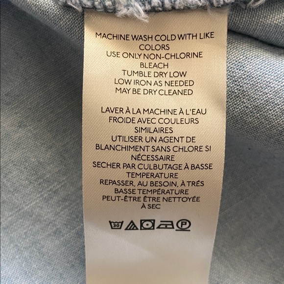 We the free size large Sammi light wash denim mini dress - Picture 8 of 11